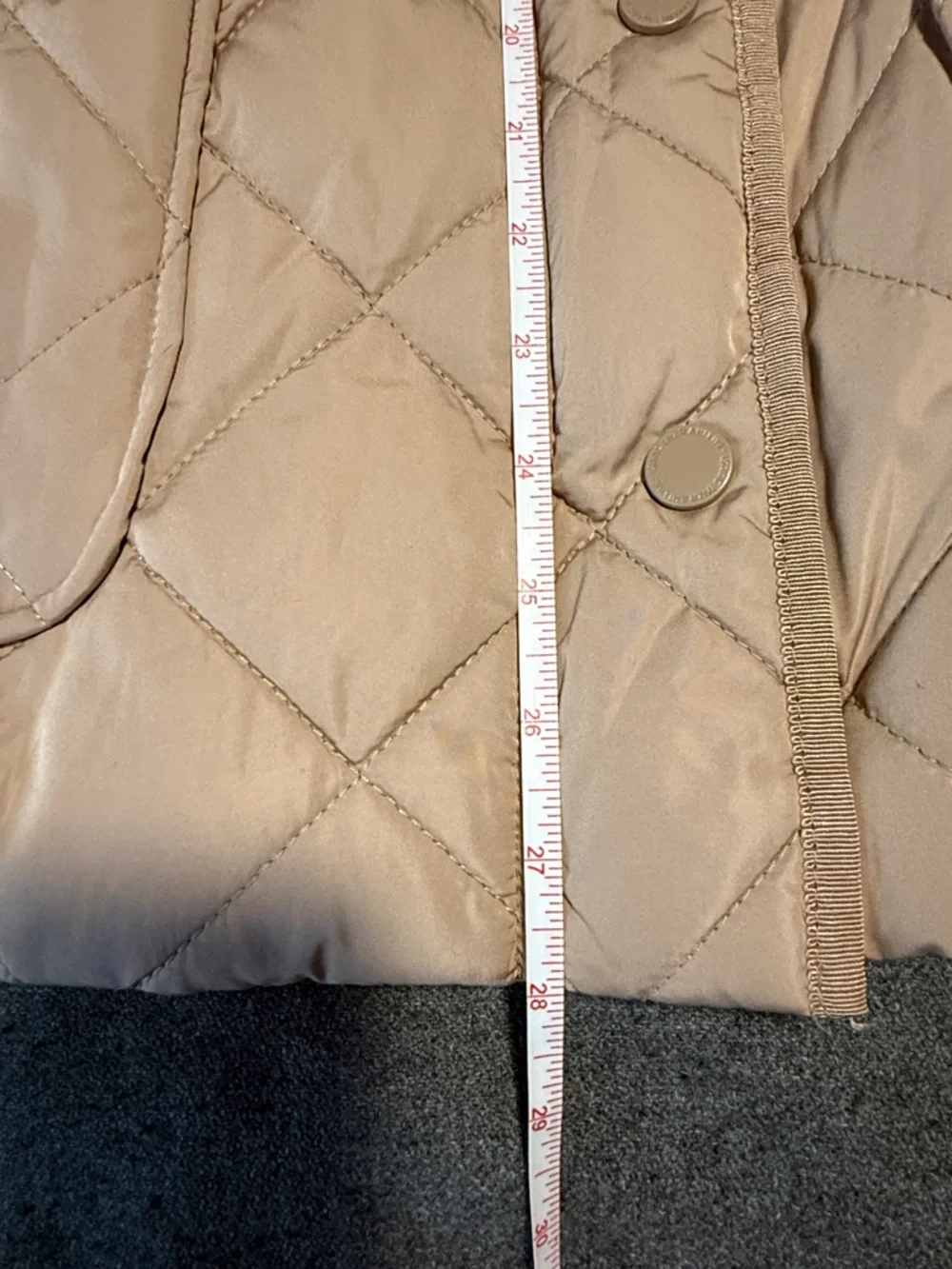 Isaac Mizrahi quilted barn jacket, EUC, M - Picture 5 of 11